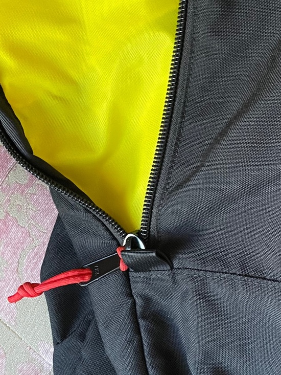 Topo Designs Daypack Backpack - Black with Neon Yellow Interior main image 7